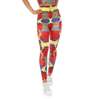 Adapt African Print Leggings Red