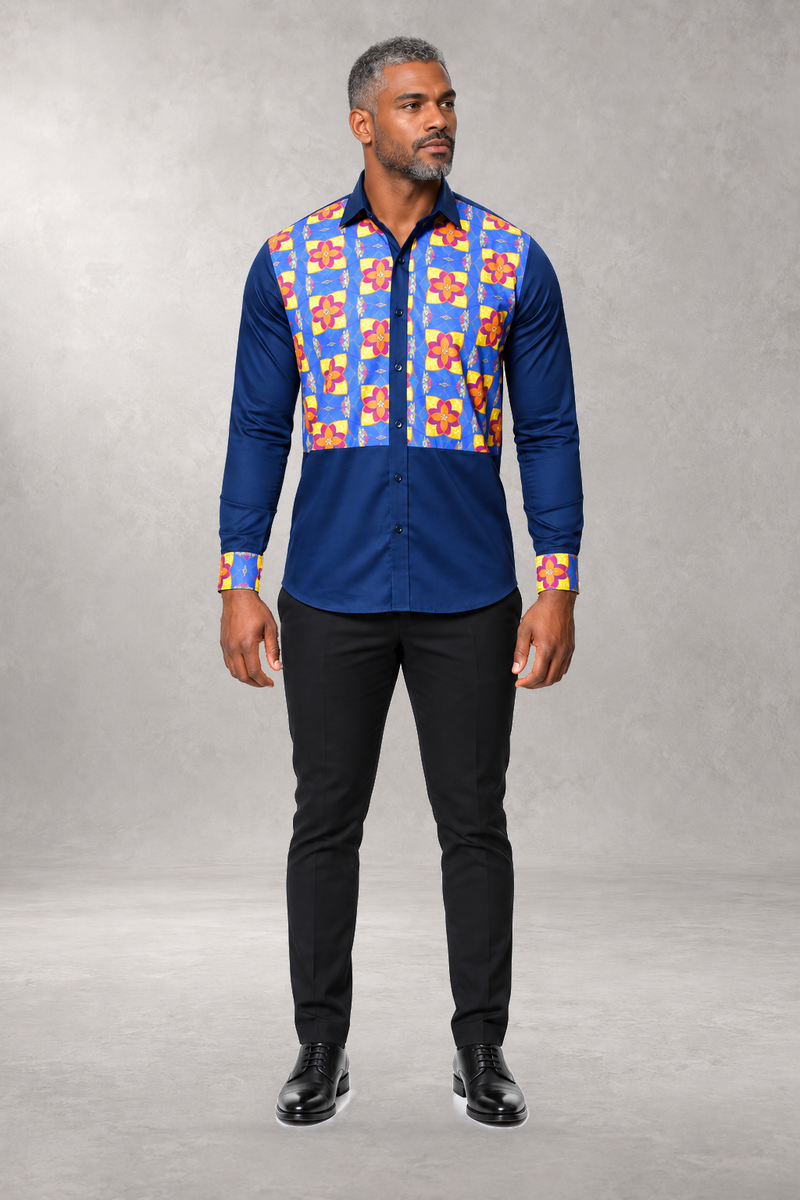 Alloma Print Shirt — Multi — ALLEON Fashion