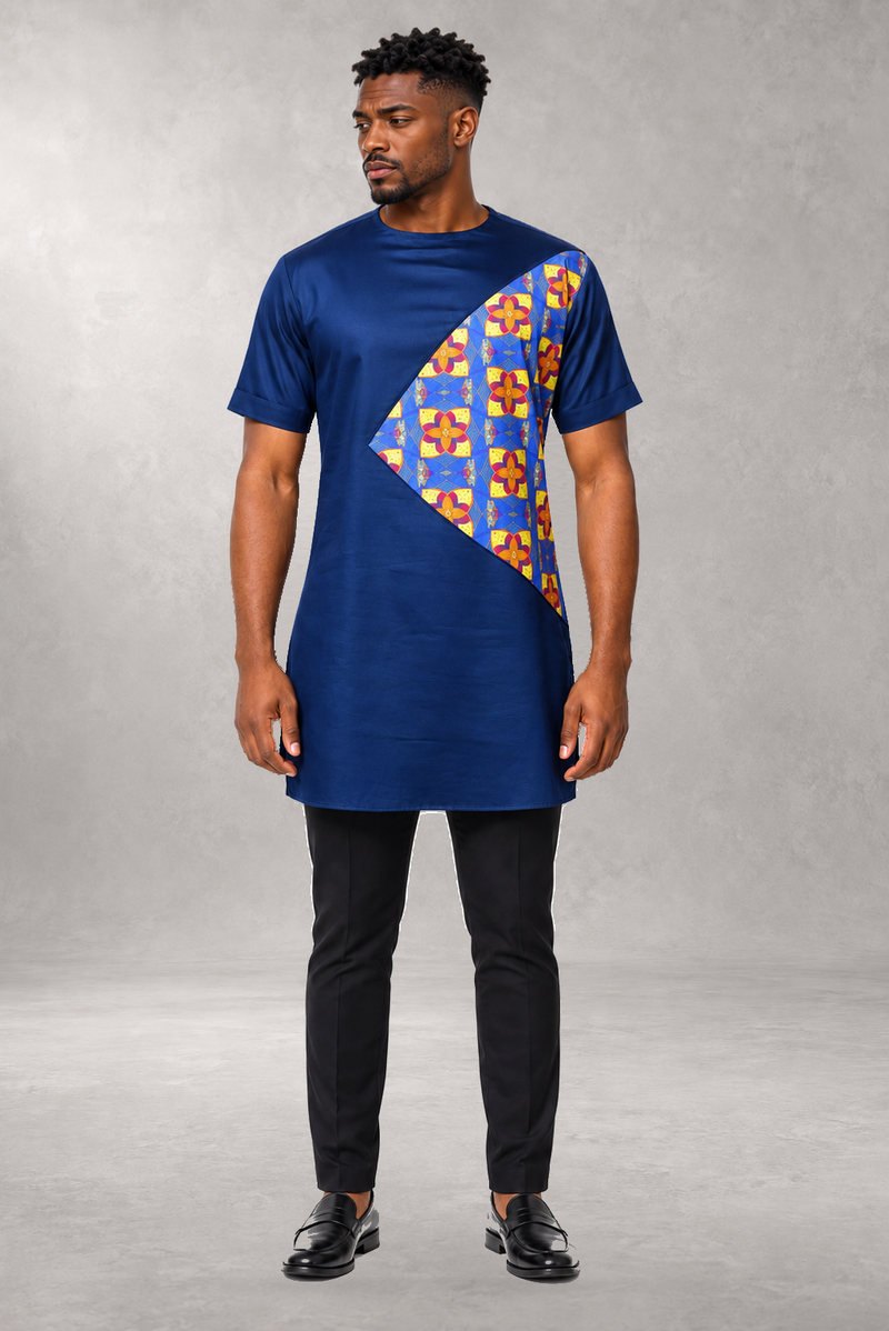 Ghezo Long Print Shirt — Multi — ALLEON Fashion