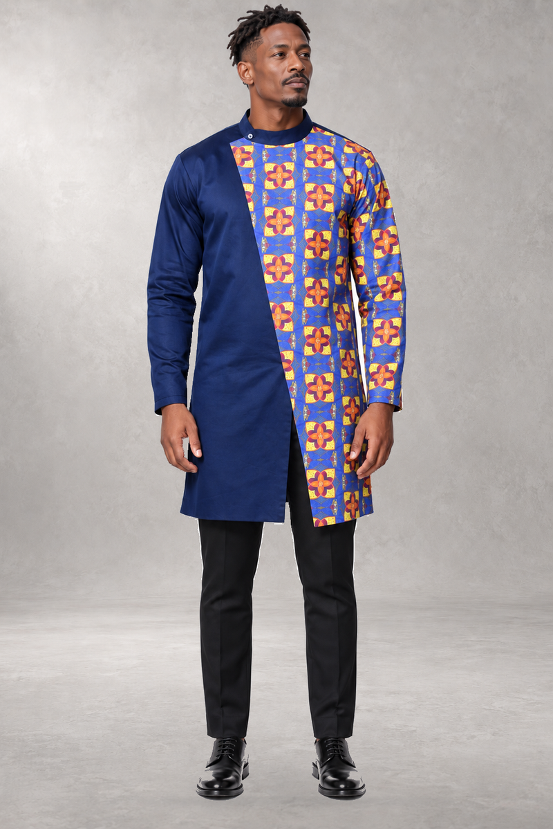Keita Long Print Shirt — Multi — ALLEON Fashion