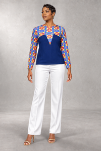 Mussasa Chiffon Print Shirt — Multi — ALLEON Fashion