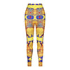 Adapt African Print Leggings Yellow