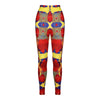 Adapt African Print Leggings Red