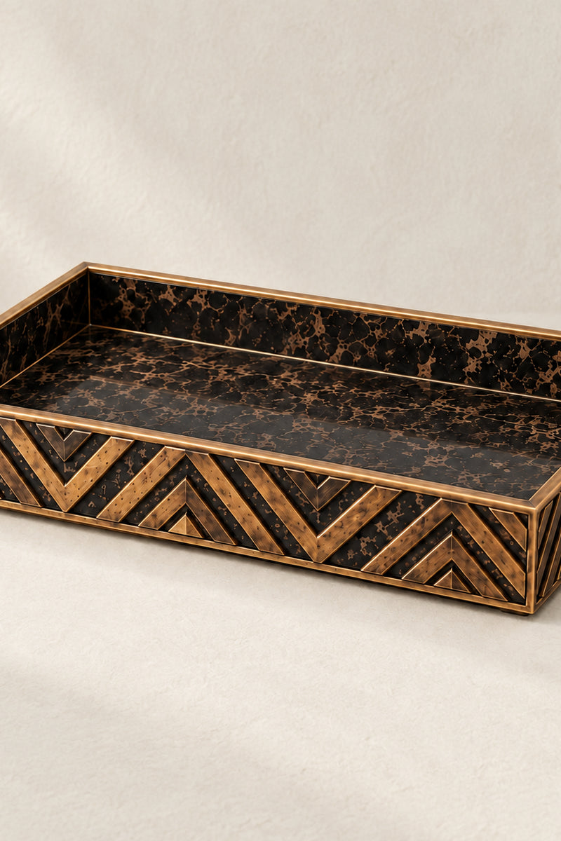Kuba Catchall Tray – close-up detail