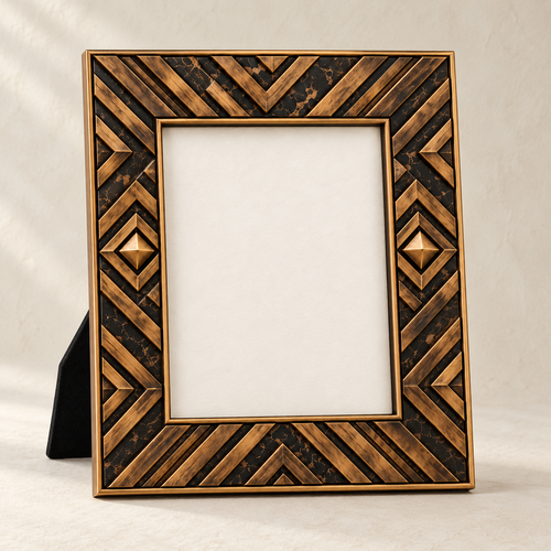 ALLEON HOME Kuba Frame 13 × 18 on warm ivory studio background