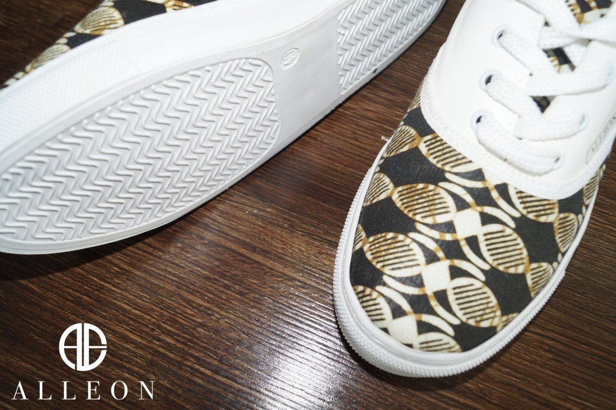 African hot sale print sneakers