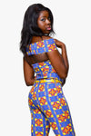 African print trousers Dihya with elastic waistband - ALLEON