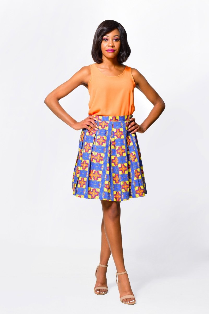 Kahina African Skirt Knee-length - ALLEON