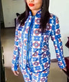 Kanuni african print jacket for ladies - ALLEON
