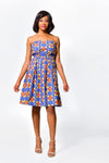 Pokou African Dress fit and flare Off Shoulder - ALLEON