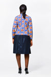 Women's African Shirt Mussasa with chiffon sleeves - ALLEON